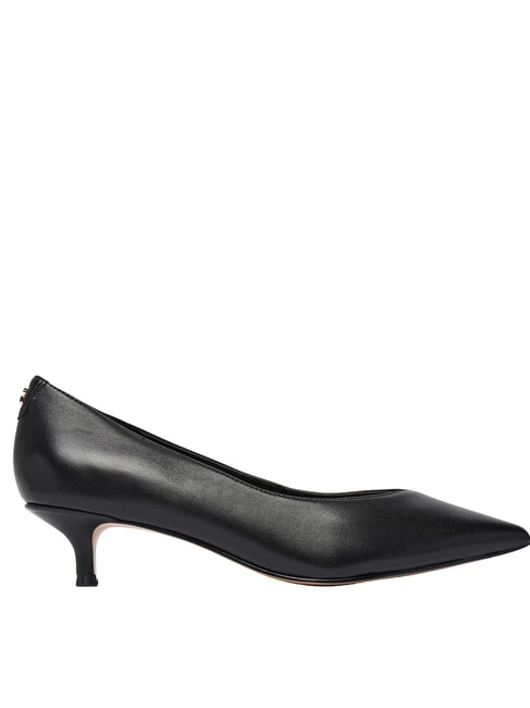 CASEN escote de cuero NEGRO - Zapatos Mujer