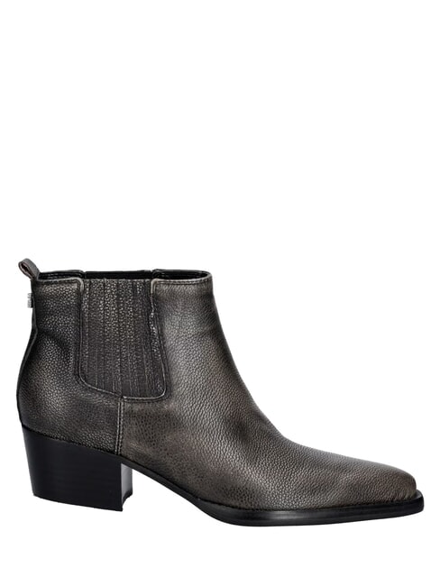 WYNIE Botines de piel con tac&oacute;n de 4,5 cm. NEGRO - Zapatos Mujer