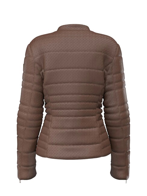 NEW VONA Edred&oacute;n relleno de plumas arena marr&oacute;n - Chaquetas de plumas de mujer