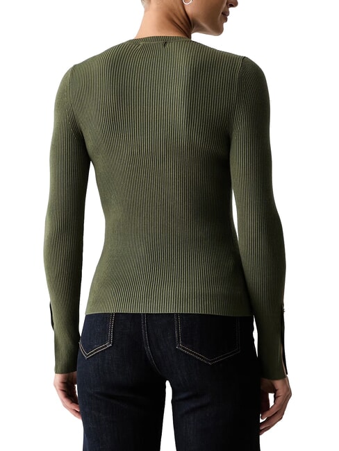 ELLIE Jersey de cuello redondo ma&ntilde;ana oliva - Su&eacute;teres de mujer