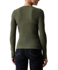 GUESS ELLIE Jersey de cuello redondo ma&ntilde;ana oliva - Su&eacute;teres de mujer - 2