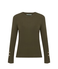 GUESS ELLIE Jersey de cuello redondo ma&ntilde;ana oliva - Su&eacute;teres de mujer - 3