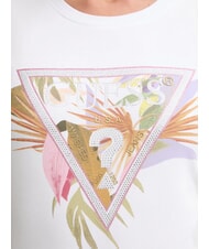GUESS PALM TRIANGLE Camiseta de algod&oacute;n purwhite - camiseta - 3
