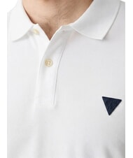 GUESS BASIC Polo de algod&oacute;n purwhite - camisa polo - 3