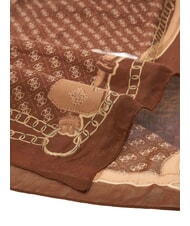 GUESS LINDSEY PRINTED Bufanda con estampado geom&eacute;trico marr&oacute;n - Bufandas - 2