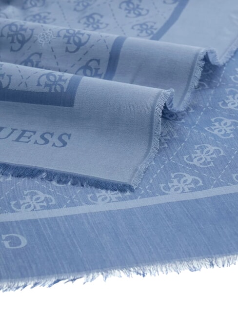 JACQUARD Bufanda con monograma azul pl&aacute;cido - Bufandas