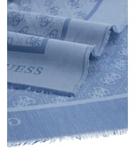GUESS JACQUARD Bufanda con monograma azul pl&aacute;cido - Bufandas - 2