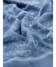 GUESS JACQUARD Bufanda con monograma azul pl&aacute;cido - Bufandas - 3