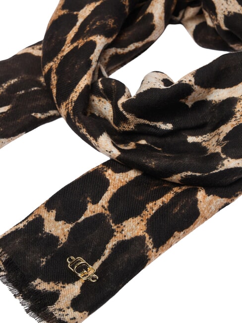 PRINTED Bufanda con flecos leopardo - Bufandas