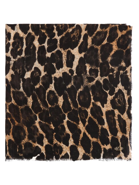 PRINTED Bufanda con flecos leopardo - Bufandas
