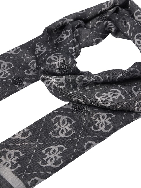 JACQUARD Bufanda con monograma NEGRO - Bufandas
