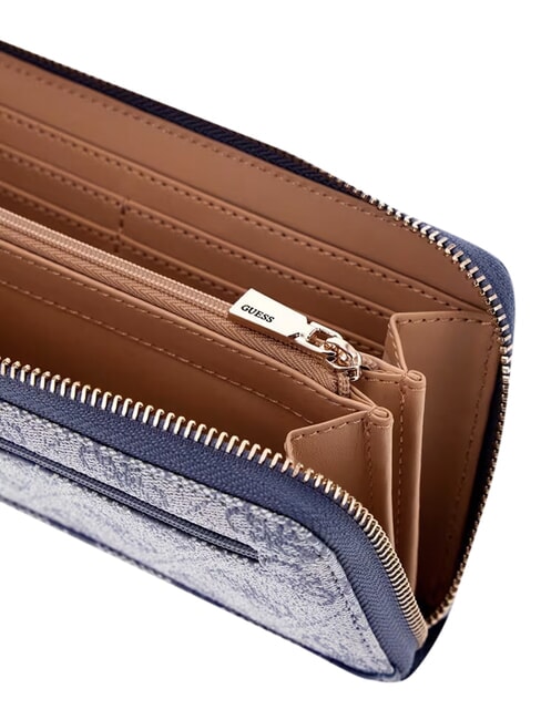 LINDSEY Cartera grande con cremallera. logotipo de pizarra - Carteras Mujer
