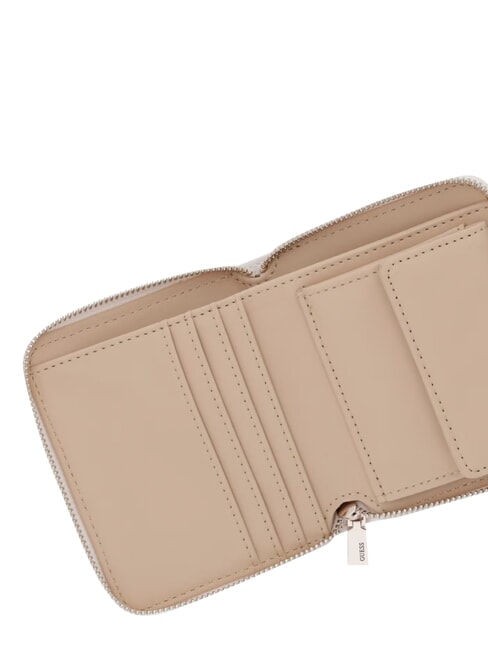 COLEEN Cartera compacta con cierre de cremallera OFFWHITE - Carteras Mujer