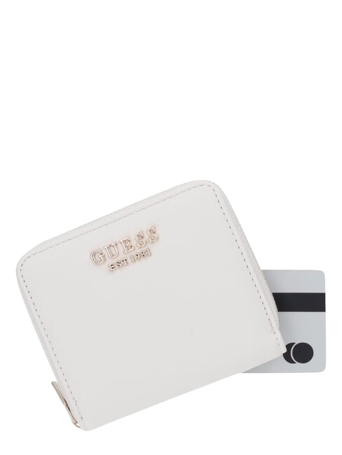 COLEEN Cartera compacta con cierre de cremallera OFFWHITE - Carteras Mujer