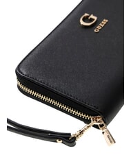 GUESS COLEEN Cartera grande con cremallera. NEGRO - Carteras Mujer - 5