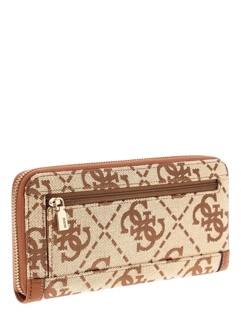 AUDREY Cartera grande con cremallera. LOGOTIPO DE LECHE - Carteras Mujer