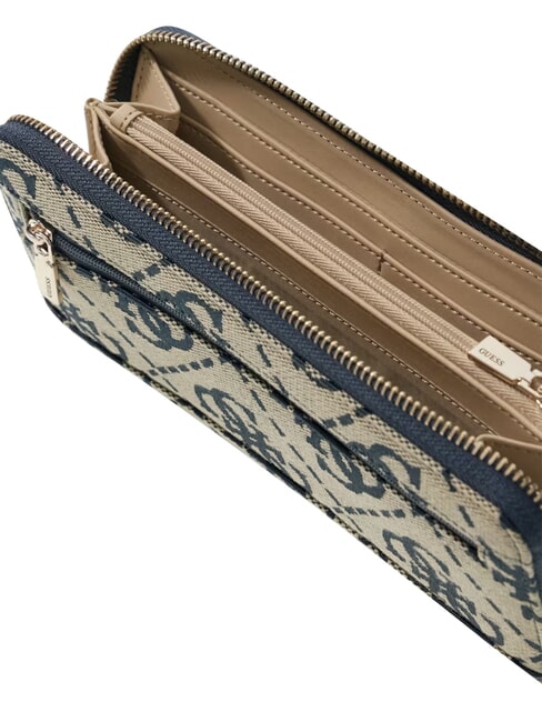 AUDREY Cartera grande con cremallera. logotipo de la marina - Carteras Mujer