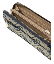 GUESS AUDREY Cartera grande con cremallera. logotipo de la marina - Carteras Mujer - 3