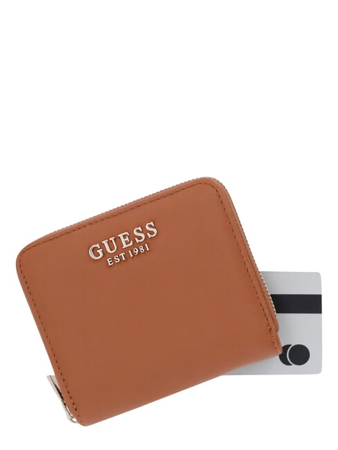 COLEEN Cartera compacta con cierre de cremallera bolso shopper Albury caramelo - Carteras Mujer