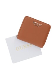 GUESS COLEEN Cartera compacta con cierre de cremallera bolso shopper Albury caramelo - Carteras Mujer - 5