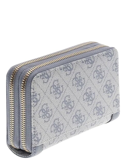 LINDSEY Cartera mediana con cremallera logotipo de pizarra - Carteras Mujer