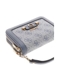 GUESS LINDSEY Cartera mediana con cremallera logotipo de pizarra - Carteras Mujer - 4