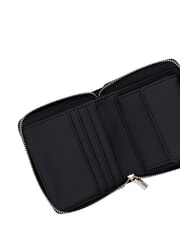 GUESS COLEEN Cartera compacta con cierre de cremallera NEGRO - Carteras Mujer - 3