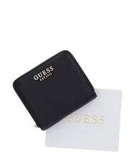 GUESS COLEEN Cartera compacta con cierre de cremallera NEGRO - Carteras Mujer - 5