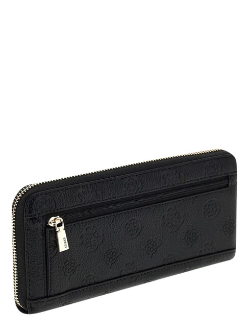 ELLA Cartera grande con cremallera. logotipo negro - Carteras Mujer