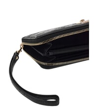 GUESS ELLA Cartera grande con cremallera. logotipo negro - Carteras Mujer - 4