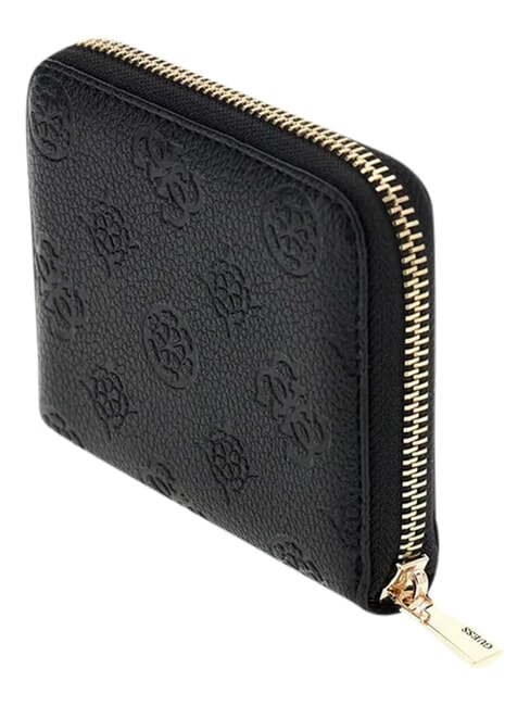ELLA Cartera compacta con cierre de cremallera logotipo negro - Carteras Mujer