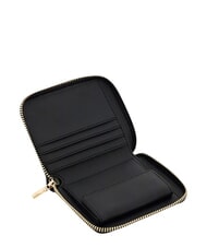 GUESS ELLA Cartera compacta con cierre de cremallera logotipo negro - Carteras Mujer - 4