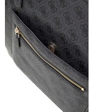 GUESS LINDSEY Bolso de hombro bolsa de asas Vikky Large Roo Coalog - Bolsos Mujer - 3