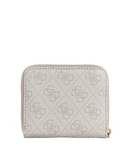 GUESS LAUREL 2 Cartera peque&ntilde;a con cremallera logotipo de hueso - Carteras Mujer - 3