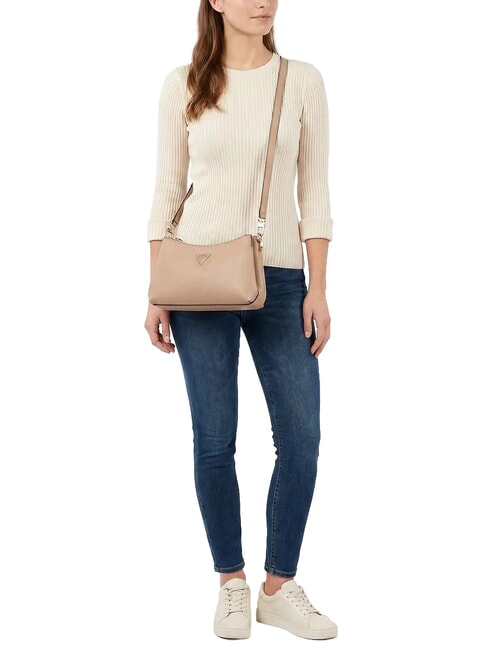 NOELLE 2 Bolso de hombro con correa para el hombro BEIGE - Bolsos Mujer
