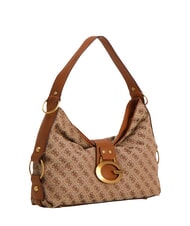 GUESS CAMDEN 4G Bolso de hombro con estampado integral logotipo leche/co&ntilde;ac - Bolsos Mujer - 3
