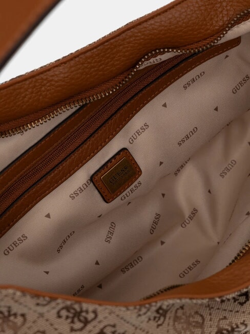 CAMDEN 4G Bolso de hombro con estampado integral logotipo leche/co&ntilde;ac - Bolsos Mujer