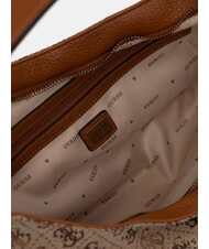 GUESS CAMDEN 4G Bolso de hombro con estampado integral logotipo leche/co&ntilde;ac - Bolsos Mujer - 5
