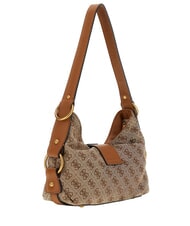 GUESS CAMDEN 4G Bolso de hombro logotipo leche/co&ntilde;ac - Bolsos Mujer - 2