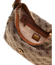 GUESS CAMDEN 4G Bolso de hombro logotipo leche/co&ntilde;ac - Bolsos Mujer - 3