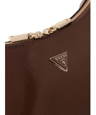 GUESS PETRA Bolso de hombro grande chocolate - Bolsos Mujer - 3