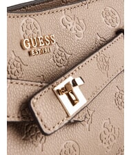 GUESS ELLA Bolso de hombro logotipo beige - Bolsos Mujer - 4