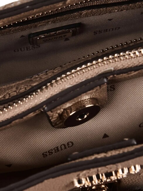 ELLA Bolso de hombro logotipo beige - Bolsos Mujer