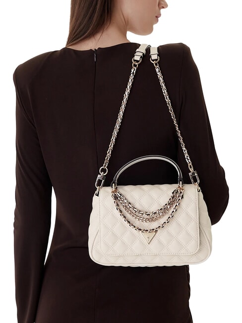GIULLY 2 Bolso de mano con correa para el hombro. OFFWHITE - Bolsos Mujer