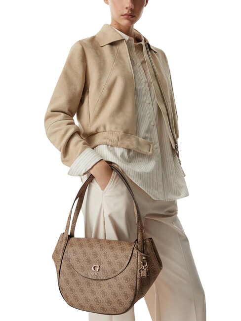 COLEEN                                   Bolso de hombro con doble asa. LOGOTIPO DE LECHE - Bolsos Mujer