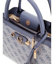 GUESS LINDSEY Bolso de mano con correa para el hombro. logotipo de pizarra - Bolsos Mujer - 5