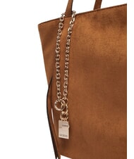 GUESS DEVON Bolso de compras de hombro COGNAC - Bolsos Mujer - 6