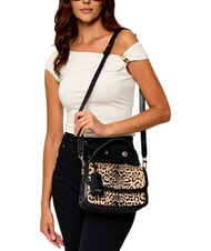 GUESS AUDREY                                   Bolso de mano con correa para el hombro, de piel. leopardo - Bolsos Mujer - 4