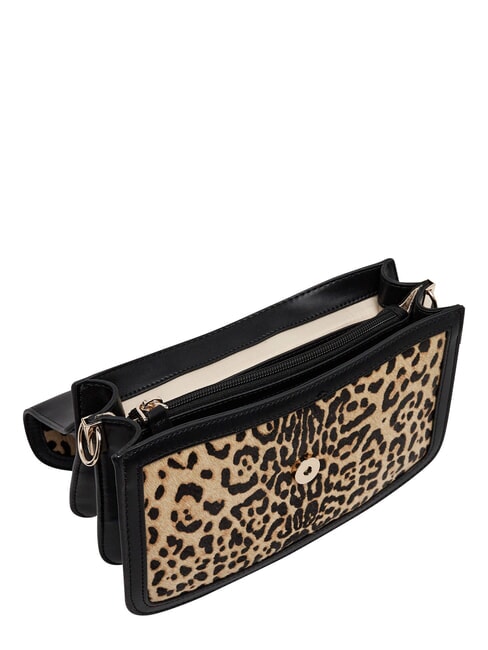 AUDREY                                   Bolso de mano con correa para el hombro, de piel. leopardo - Bolsos Mujer