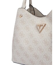 GUESS MERIDIAN 2                               Bolso de mano con correa para el hombro. logotipo de hueso - Bolsos Mujer - 6